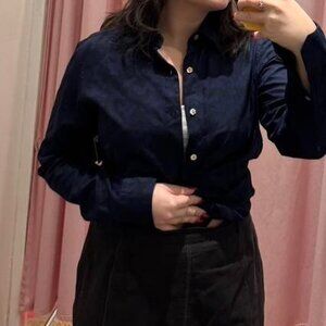 Katharine Hamnett Navy Blue Button down Shirt